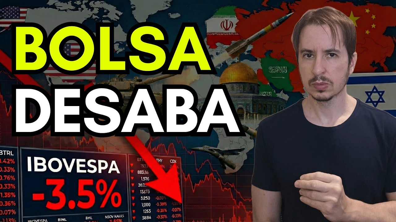 Bolsa Derrete, Guerra se Agrava e Risco Piora. Vai sobrar pro Bbas3, Vale3 e outras