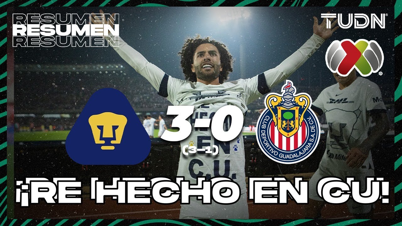Pumas UNAM vs Guadalajara highlights