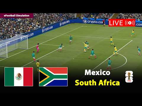🔴Mexico vs South Africa | FIFA World Cup 2026 | eFootball PES21 Simulation