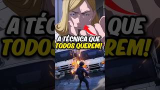 ELE TEM A MELHOR TÉCNICA DE JUJUTSU KAISEN