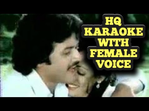 Tumhari Palkon Ki Chilmanon Mein Karaoke with Female Voice | Lata Mangeshkar, Mukesh | Nakhuda 1981