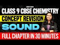 Class 9 CBSE Physics Sound Concept Revision Full Chapter In 30 Minutes Xylem Class 9 CBSE