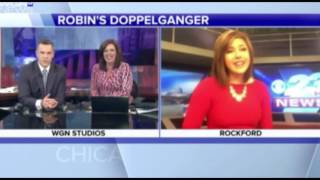 WGN anchor meets her doppelgänger ¿ at another news station!