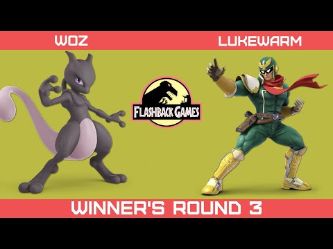 Woz (Mewtwo) vs Lukewarm (Captain Falcon) - Flashback Fightclub [104]