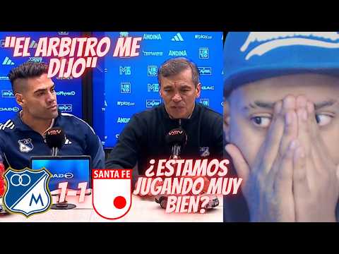 RUEDA DE PRENSA DE MILLONARIOS "EL ARBITRAJE ESTA PERJUDICANDO A MILLOS" HABLA FALCAO!