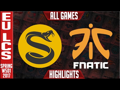 Fnatic vs Splyce All Games Highlights - EU LCS W4D3 Spring 2017 - FNC vs SPY All Games