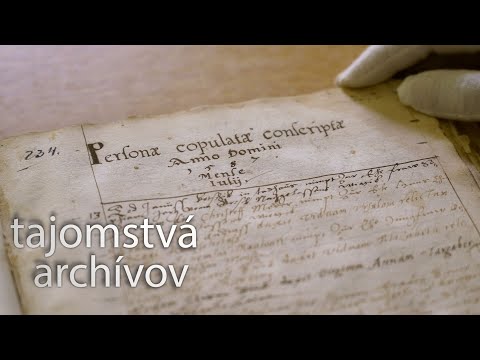 Tajomstvá archívov - Ako vznikli matriky