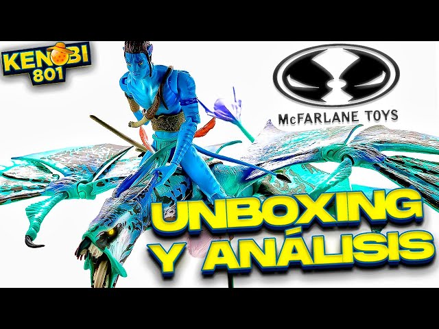 Vídeo relacionado con BANDAI - McFarlane - Figura Súper Criatura Mundo Avatar Banshee Bob (Jake) Multicolor TM16396