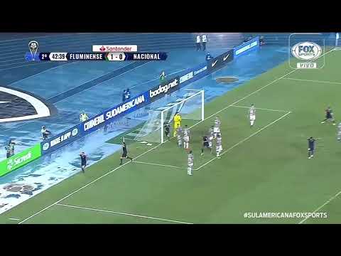 Gol do Nacional-URU - Gol de Zunino(HD) - Fluminense 1 x 1 Nacional-URU