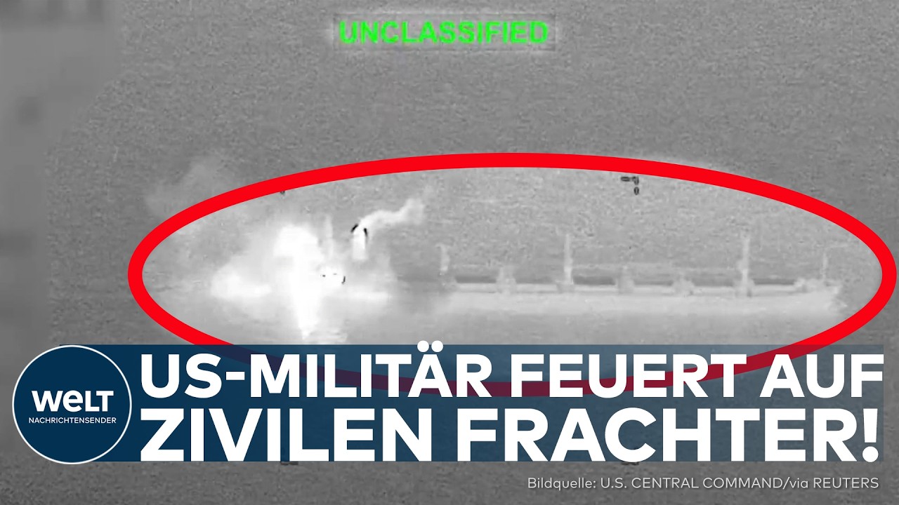 IRAN-KRIEG: US-Angriff auf zivilen Frachter! Blockade-Krieg in der Straße von Hormus eskaliert!