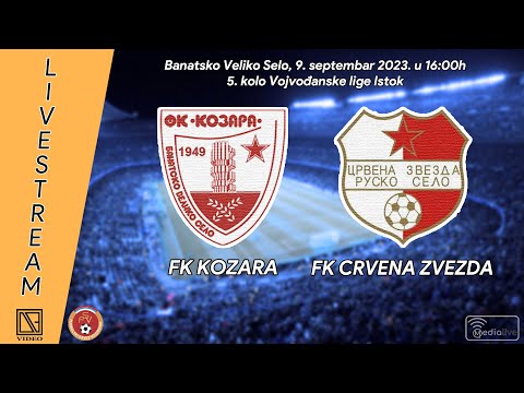 FK KOZARA Ban. Vel. Selo - FK CRVENA ZVEZDA Rusko Selo (Full match Livestream) [09.09.2023.]