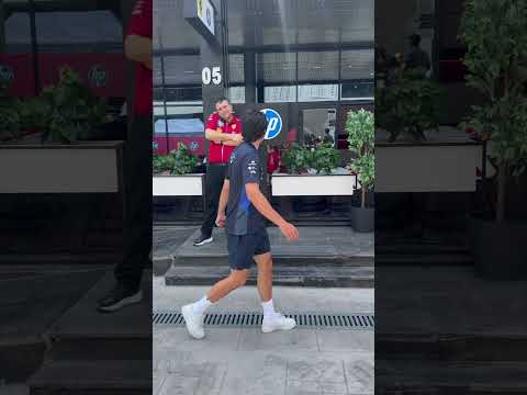 A quick ciao to old friends on the way in this morning 👋 #f1 #carlossainz