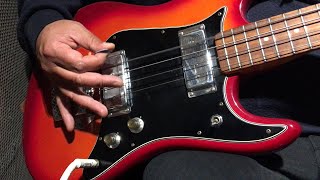 Video thumbnail for 1971 Epiphone 1820 bass (ET-280) / 1964 Ampeg B15 - vintage guitar demo by Vintage Guitar and Bass