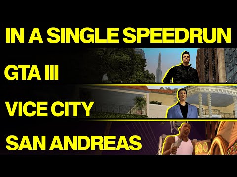 Completing GTA3, Vice City and San Andreas in One Evening...