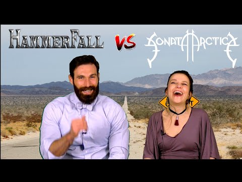 Hammerfall vs Sonata Arctica ▶️ I Want Out (Helloween cover) ~ Live Reaction Battle of the Bands