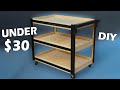 Building A Wooden Utility Cart For UNDER 30