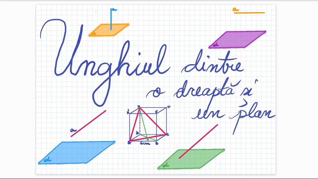 Watch Distanta De La O Dreapta La Un Plan Now Unghiul dintre o dreapta si un plan
