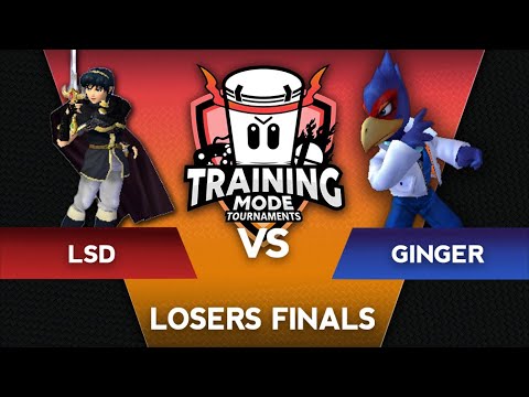 Training Mode Tournaments #4 Ginger (Falco) vs. LSD (Marth) - SSBM Losers Finals - Melee