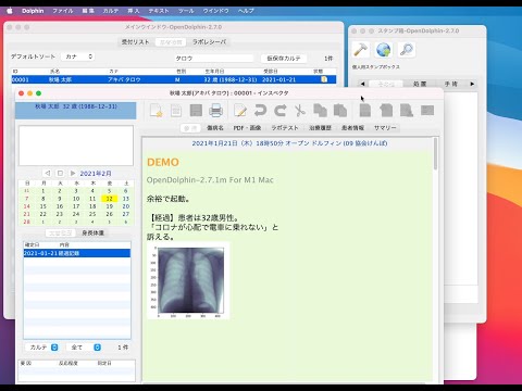 保健学科 OpenDolphin-2.7m on M1 mac