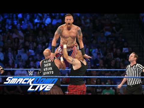 Heath Slater & Rhyno vs. The Headbangers – SmackDown Tag Team Titel Turnier: SmackDown Live, 30. Aug