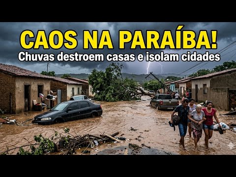 ESTADO DE ALERTA: CHUVAS CAUSAM RASTRO DE DESTRUIÇÃO NA PARAÍBA
