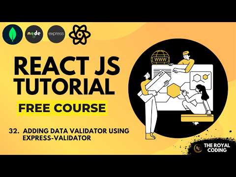 2023 Ultimate React Js Course Adding Data Validation Using Express Validator