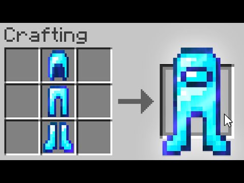 Kiingtong - Minecraft UHC but you can craft "Among Us" armor..