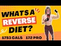 REVERSE DIETING EXPLAINED FULL DAY OF EATING 1750 CALORIES NICOLE BURGESS