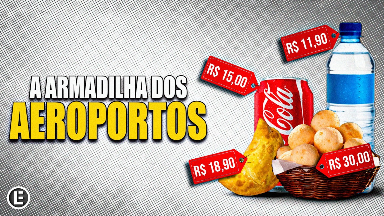Por que em Aeroportos tudo é TÃO CARO?! 4K