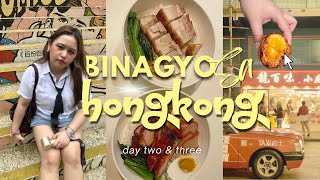 Hong Kong Day 2 &amp;amp; 3 🇭🇰 | Typhoon in HK, Kowloon Park, Bakehouse, BestMart360 &amp;amp; Food Spots