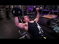 Bodybuilding NPC Physique Athlete Kyle Training Chest 10-3-17