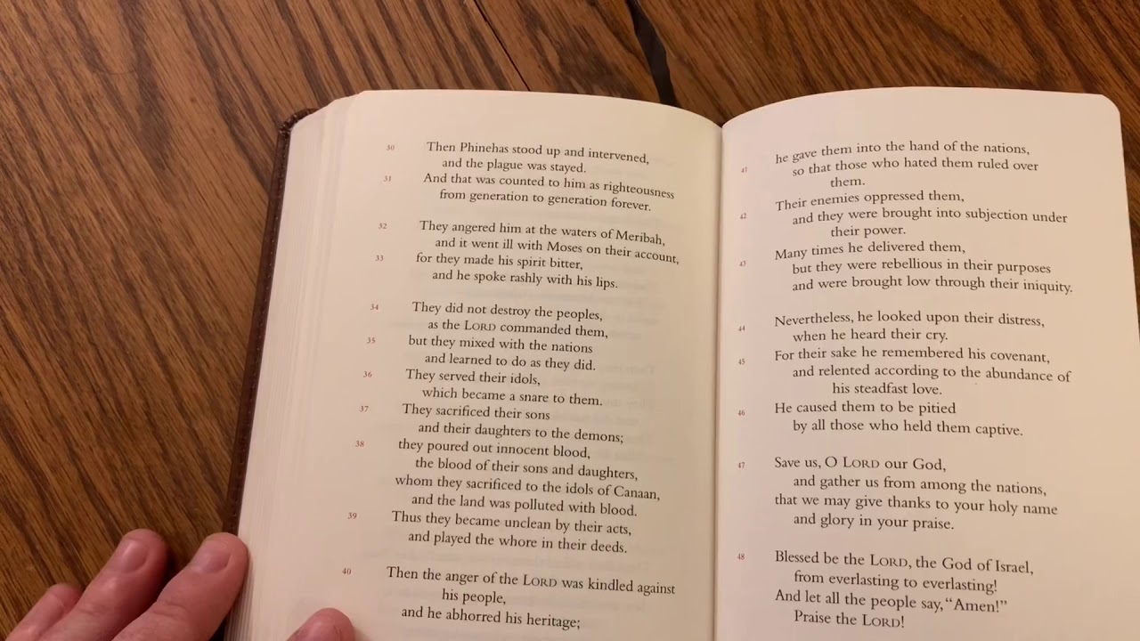 Reading Scripture: Psalm 106