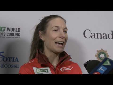 Media Scrum - Draw 15 - 2024 BKT World Women's Curling