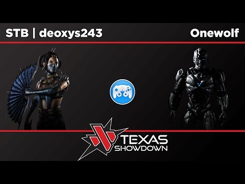 Texas Showdown 2017 MKX - STB | deoxys243 (Kitana) vs. Onewolf (Triborg) - WR2