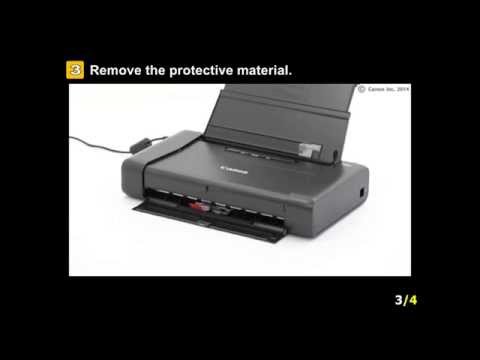 Thumbnail for PIXMA iP110: Setting up the printer