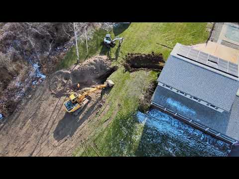 Horizontal Geothermal Installation