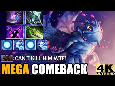 New Favourite Mid Hero 7.29 Puck Carry Build VS Mega Creeps - Epic Comeback Dota 2 Pro Rank Gameplay