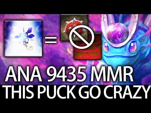 ANA Gone Crazy on Puck 9435 MMR Record Dota 2