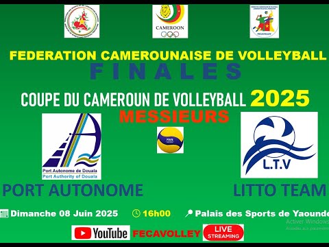 PORT AUTONOME 1-3 LITTO TEAM, Finale Messieurs, Coupe du Cameroun 2025