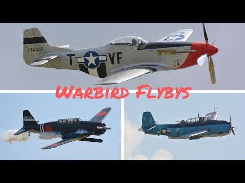 Warbird Flybys .. California International Airshow 2019 (4K)