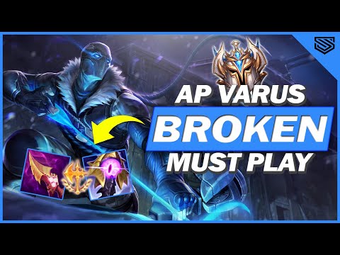 NEW BEST WAY TO PLAY VARUS 🔥 CARRY EVERY GAME WITH AP VARUS  - Best Varus Build - Wild Rift Gameplay