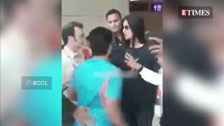 Fan MISBEHAVES with Katrina Kaif at the airport; netizens SUPPORT the actress