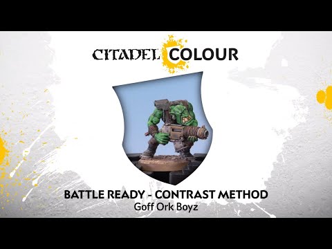 How to Paint: Battle Ready Goff Ork Boyz – Contrast Method