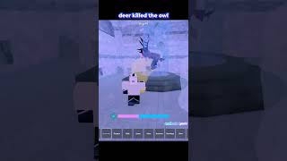 if the deer killed the owl in 99 Nights in the Forest Roblox #99nightsintheforest #shorts #roblox
