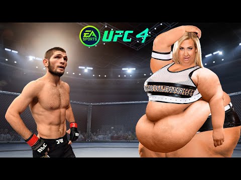UFC4  Khabib vs Carmella Wrestler EA Sports UFC 4