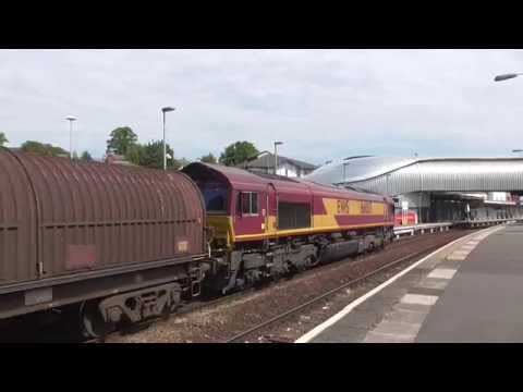 DB schenker  66063 Margam to Dee marsh loaded steel train