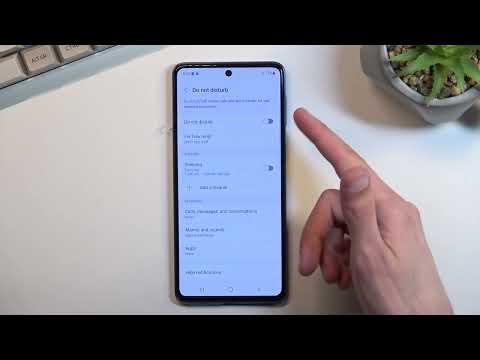 How to Activate Do Not Disturb Mode on SAMSUNG Galaxy M53 - Set Up DND Mode