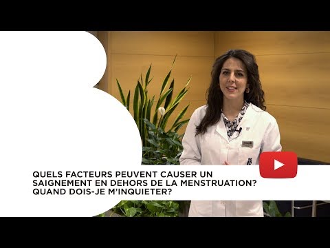Quels facteurs peuvent causer un saignement en dehors de la menstruation?