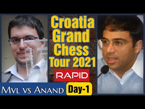 Mvl Converts 1 Pawn Advantage Very Impressively | Rapid | 2021 Croatia Grand Chess Tour (Day-1)