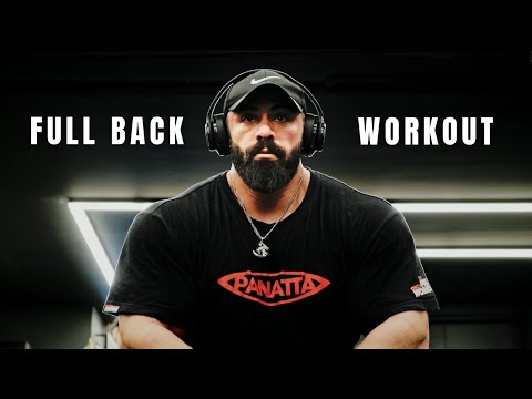 BACK DAY - 4 WEEKS OUT DUBAI PRO - BEHROUZ TABANI #mrolympia